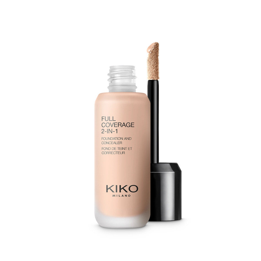 KIKO Milano, Тональная основа и консилер с полным покрытием 2 в 1, Full Coverage Foundation & Concealer 2in1, Cr05 Cold Rose 05, 25 мл