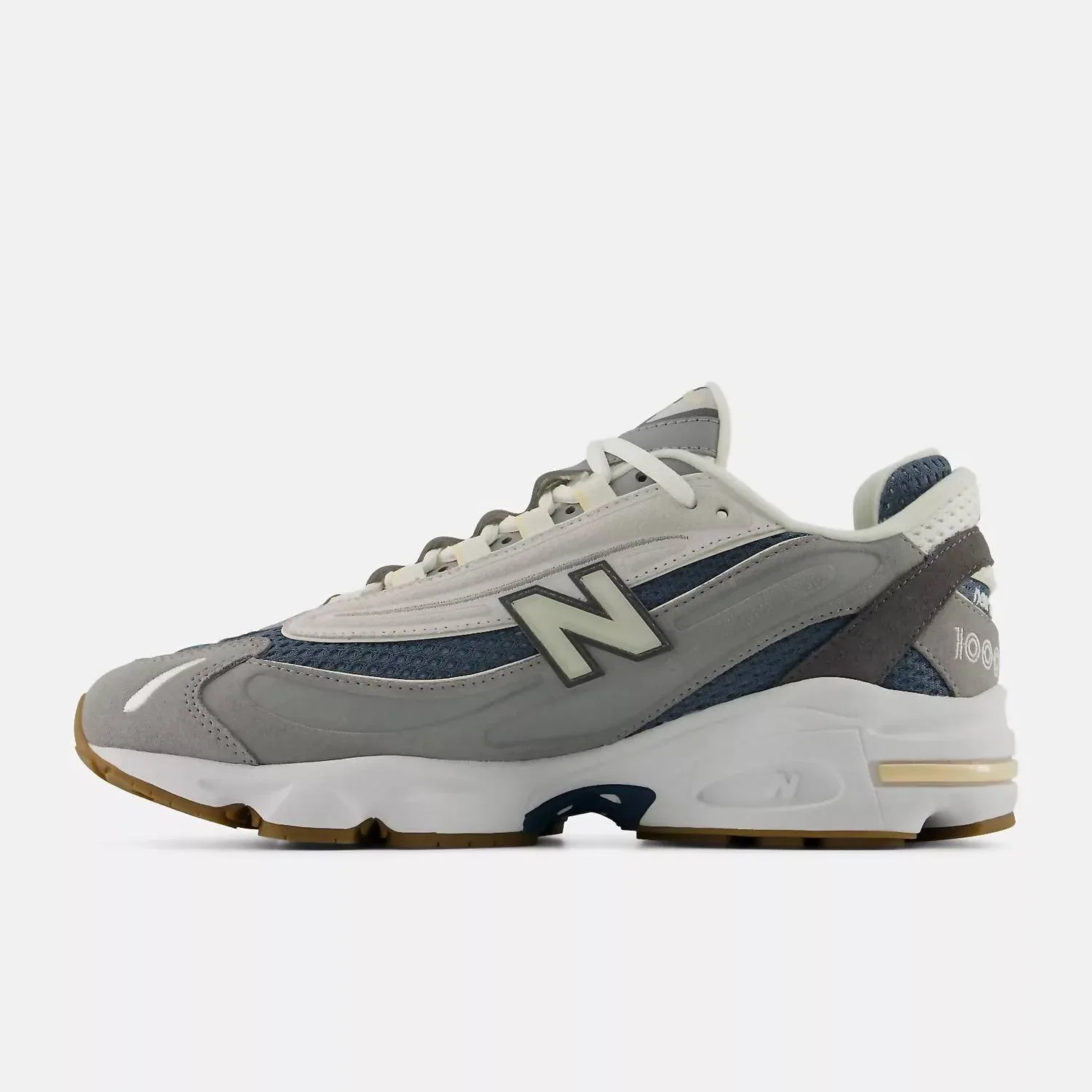 New Balance Мужские кроссовки 1000 в сине-сером цвете — фото 2