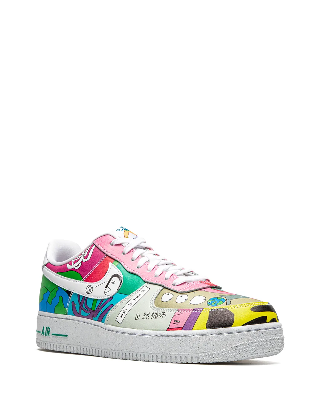Кроссовки Ruohan Wang x Air Force 1 Low Nike, синий — фото 2