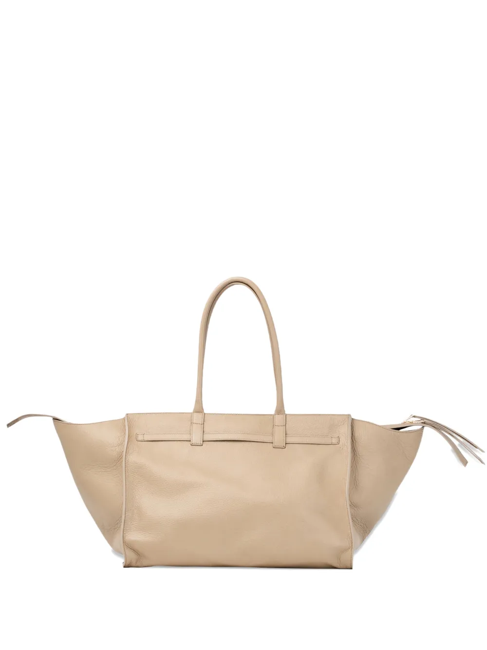 

Сумка-тоут Mame Weekend с металлическими деталями Benedetta Bruzziches, бежевый