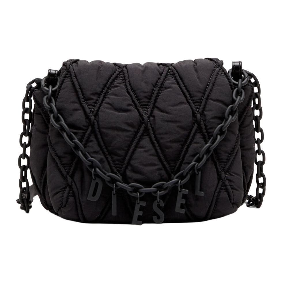 

DIESEL Нейлоновая сумка через плечо, маленький размер, женская, черная