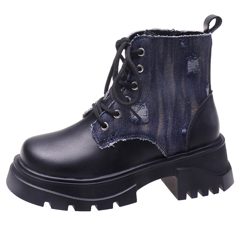 

Ботинки Martin Boot женские Baibianzhiheren, черный