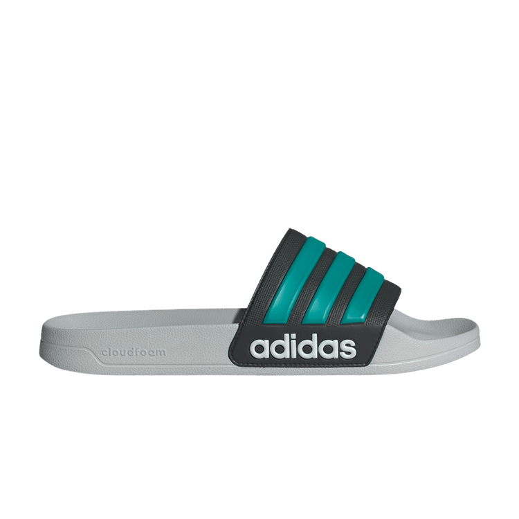 

Сандалии adidas Adilette Shower Slide 'Black Pure Teal Grey', черный