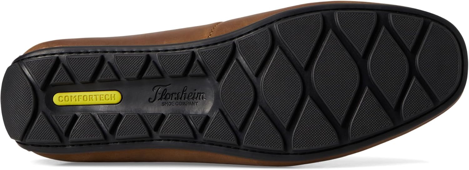 Мужские слипоны Florsheim Motor Smooth Moc Toe Penny Driver, коричневый — фото 4