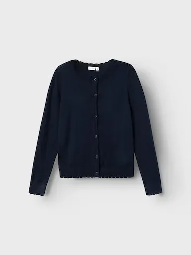 

Кардиган Name It "NKFVAMONE LS KNIT CARD K NOOS", цвет Dark Sapphire
