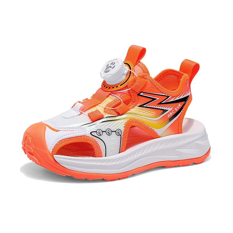 

Дышащие, нескользящие и износостойкие детские сандалии с низким верхом SHIBU, оранжевый