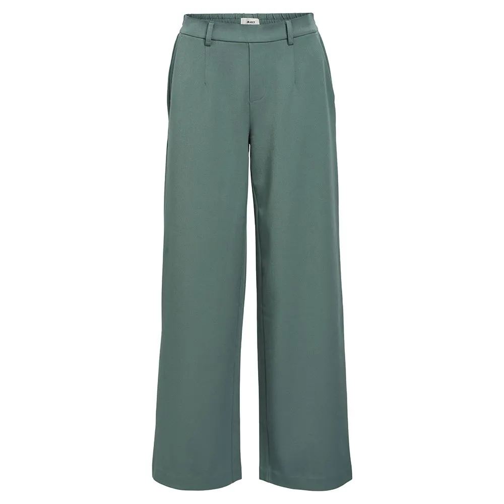 

Брюки Object Lisa Wide Leg Fit, зеленый