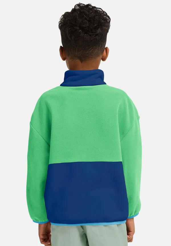 Флисовый джемпер colorblock цвета таунус Jack Wolfskin, Blue Orchid — фото 2