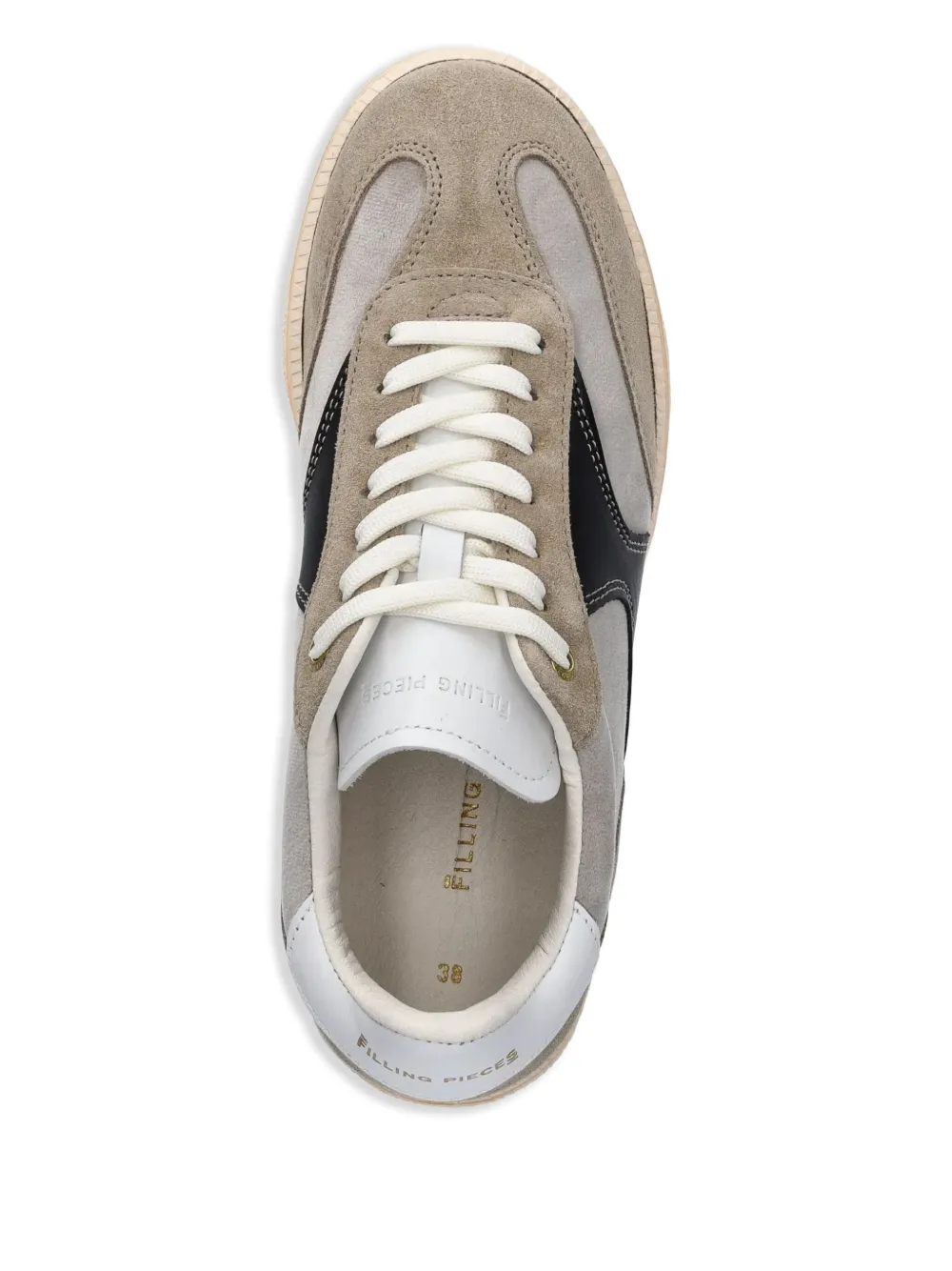 Кроссовки на шнуровке Filling Pieces, нейтральный — фото 4