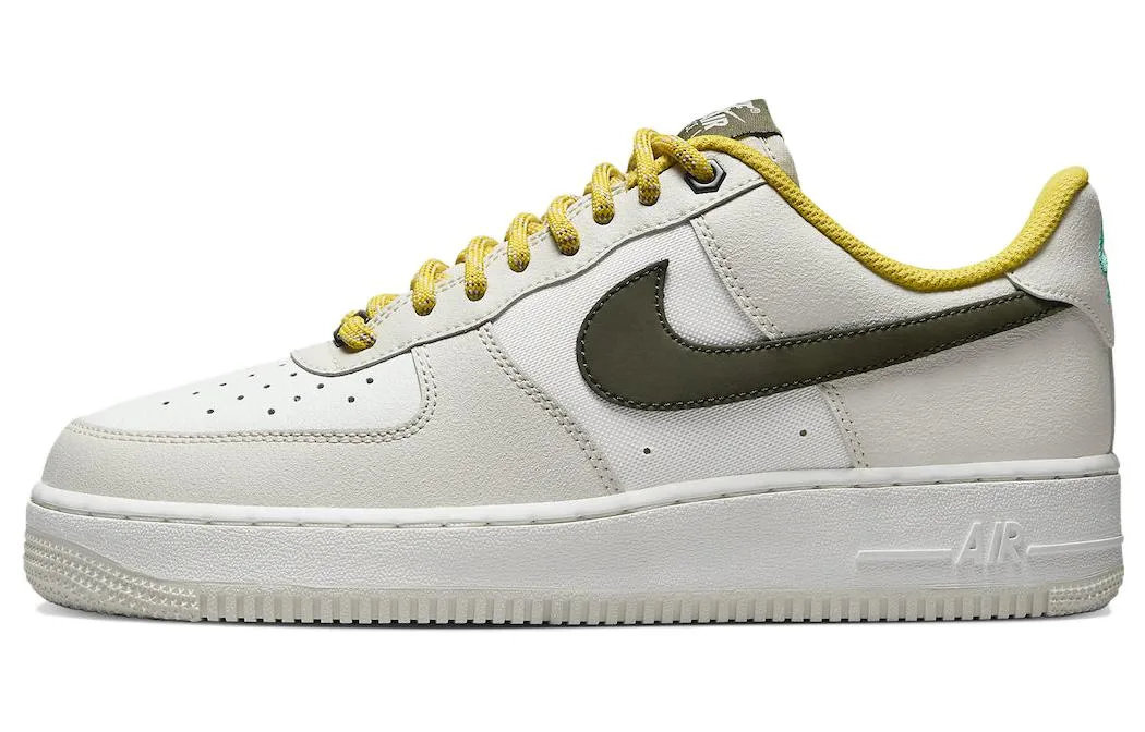 Nike Кроссовки Air Force 1 Low '07 Prm Light Bone Cargo Khaki Vivid Sulfur — фото 3
