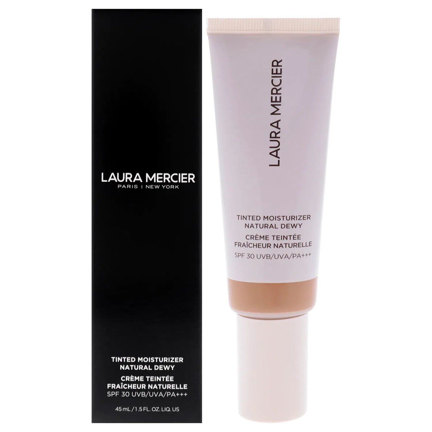 Тонирующий увлажняющий крем Natural Dewy SPF 30 - 4N Teak от Laura Mercier для женщин - 44 г (1,5 унции), коричневый
