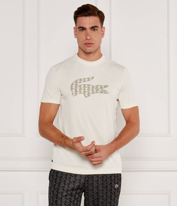 

Футболка Lacoste Regular Fit, бежевый