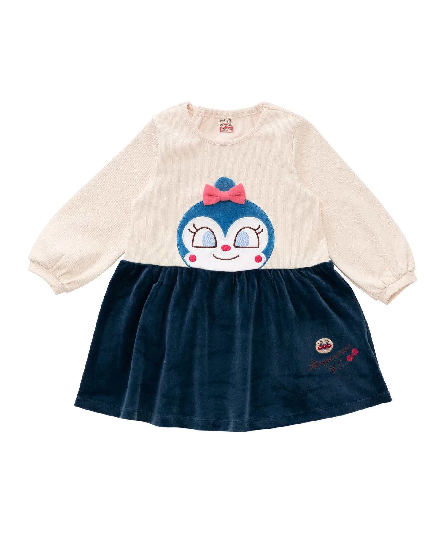 Детское вельветовое платье с аппликацией ANPANMAN KIDS COLLECTION — фото 4