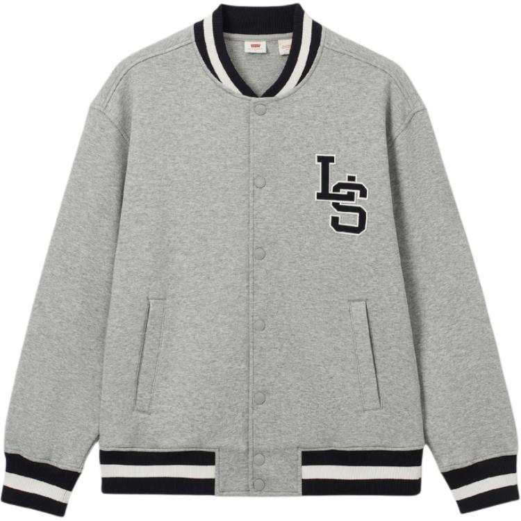 

Levis Левис Бейсбольная куртка Мужская серая, Gray