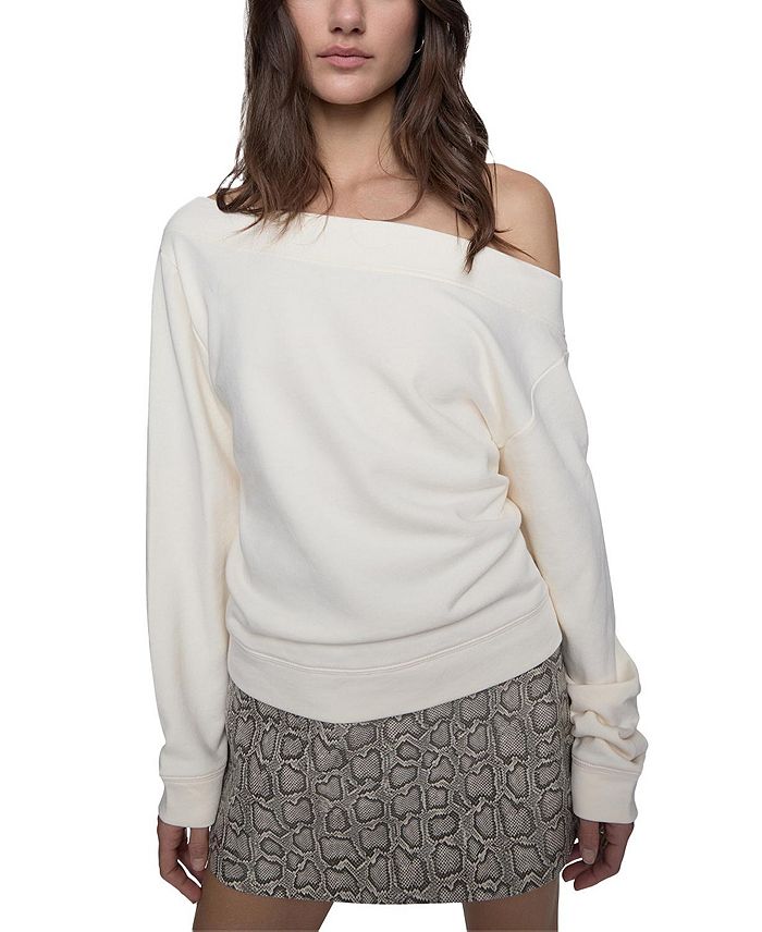 

Кофта с открытыми плечами Kora Rebecca Minkoff, белый