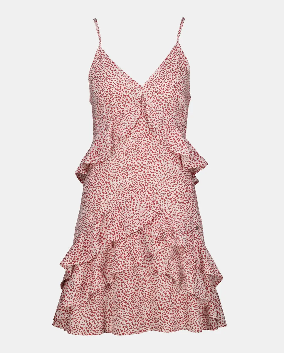 

Короткое платье с воланом Green Coast, цвет 120 Crudo