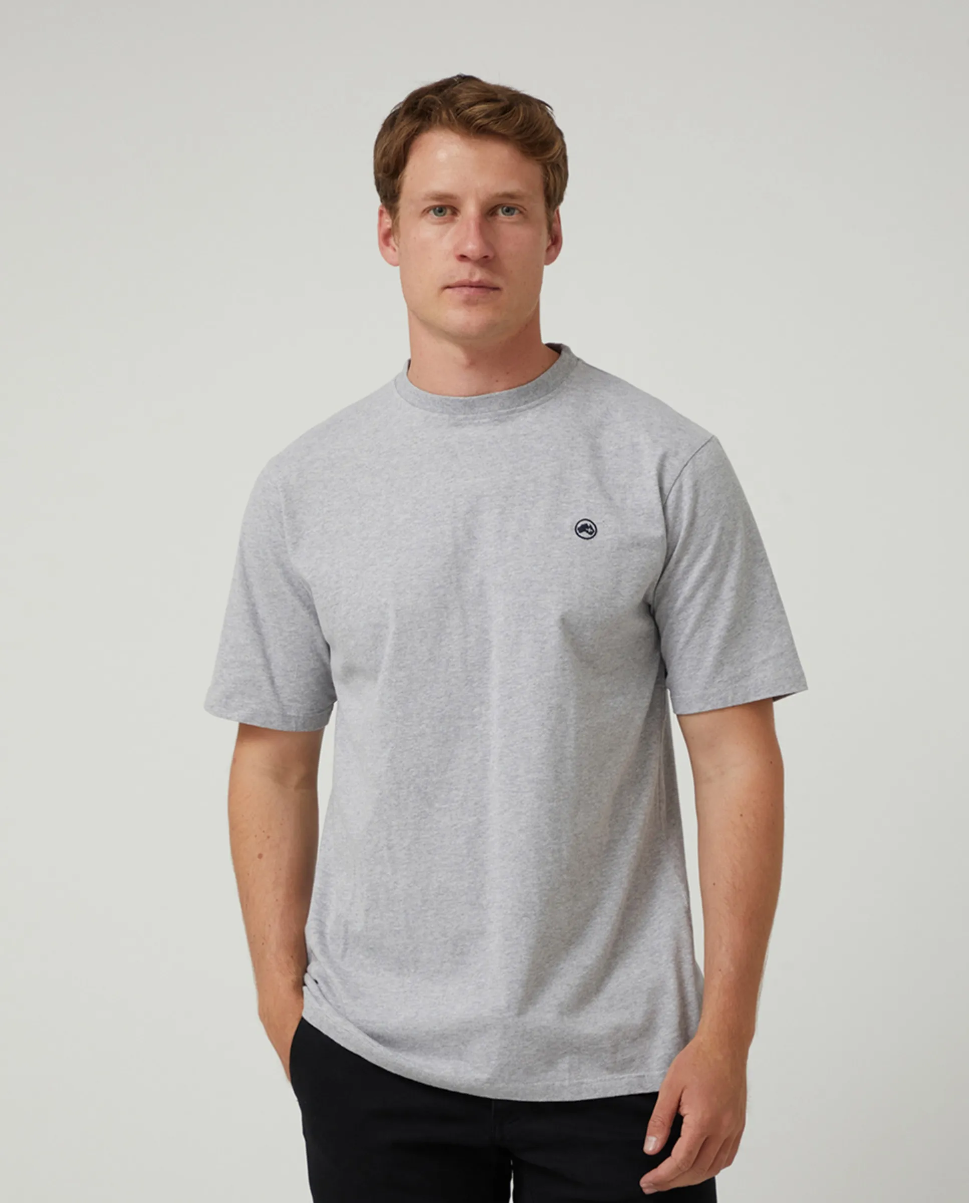 

Мужская футболка с коротким рукавом и боковым логотипом Altonadock, серый