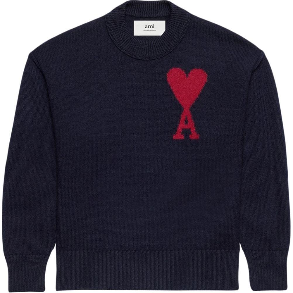 

Джемпер вязки интарсия Paris Ami De Coeur AMIPARIS, темно-синий