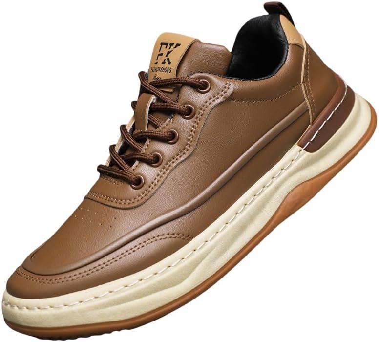 

Мужские повседневные многофункциональные дышащие спортивные кроссовки Clolinde. Подходит для различных случаев. Противоскользящий и прочный. Модно и комфортно, коричневый