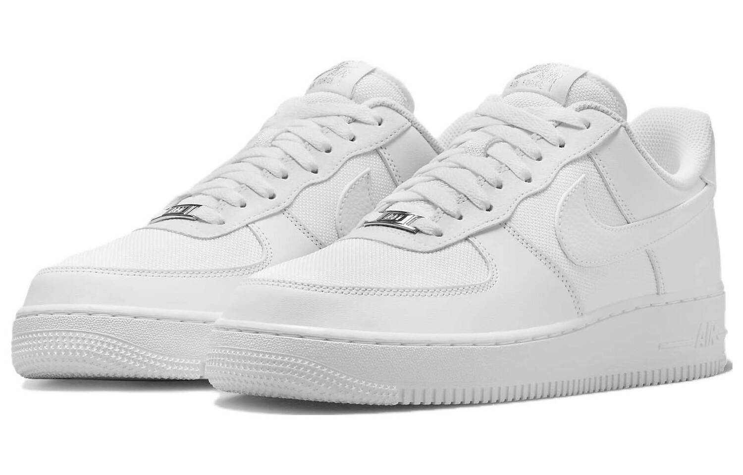 Кроссовки Nike Air Force 1 '07 LV8 'White Metallic Silver' — фото 3