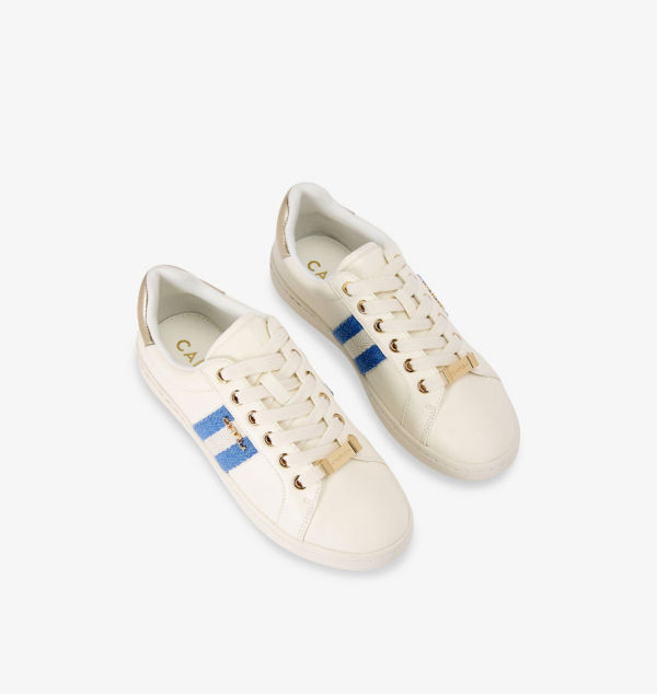Кроссовки Palermo stripe из искусственной кожи с низким верхом Carvela, синий — фото 2