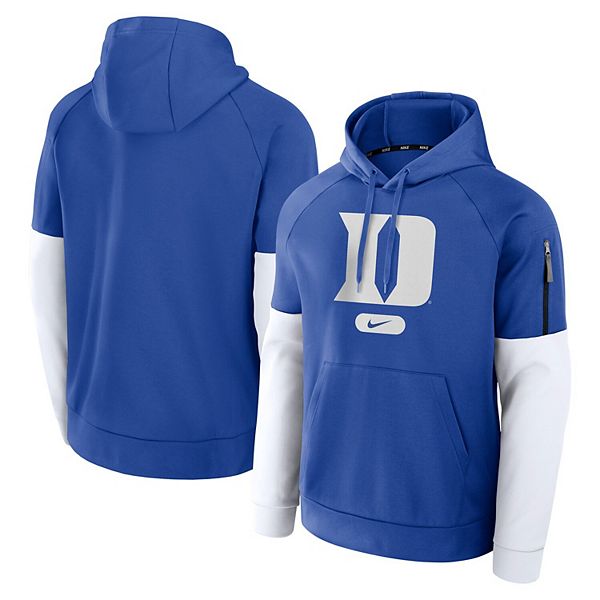 Мужской фитнес-худи raglan royal duke blue devils Nike — фото 2