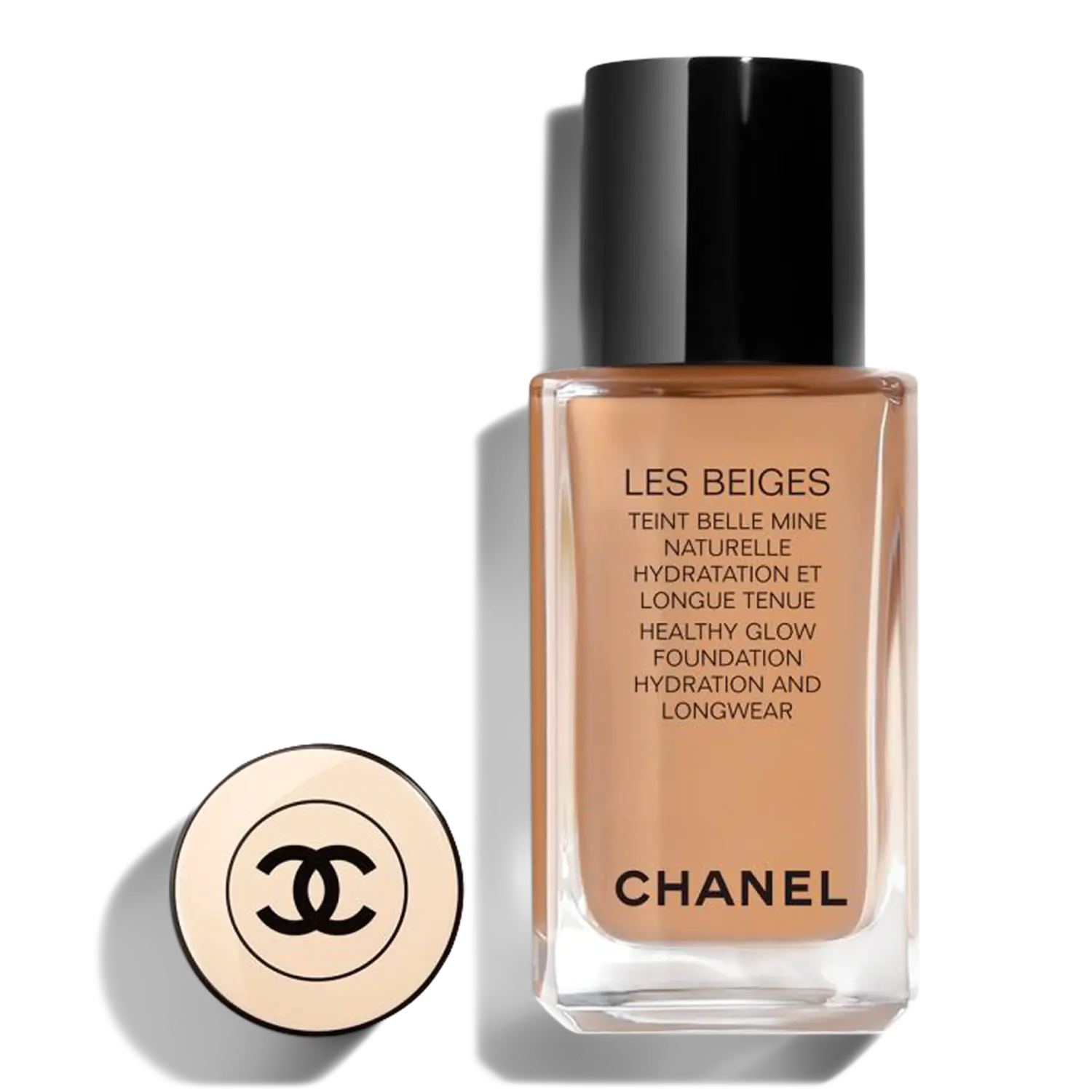 

Увлажняющая и стойкая тональная основа LES BEIGES Healthy Glow Foundation CHANEL, B60 (intense dark-medium shade, neutral undertone)