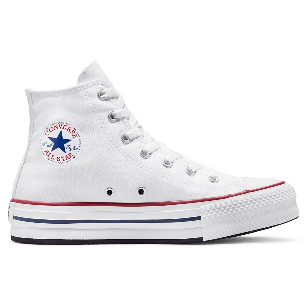 Детские высокие кеды Chuck Taylor All Star Lift Big Kid Converse, белый — фото 2