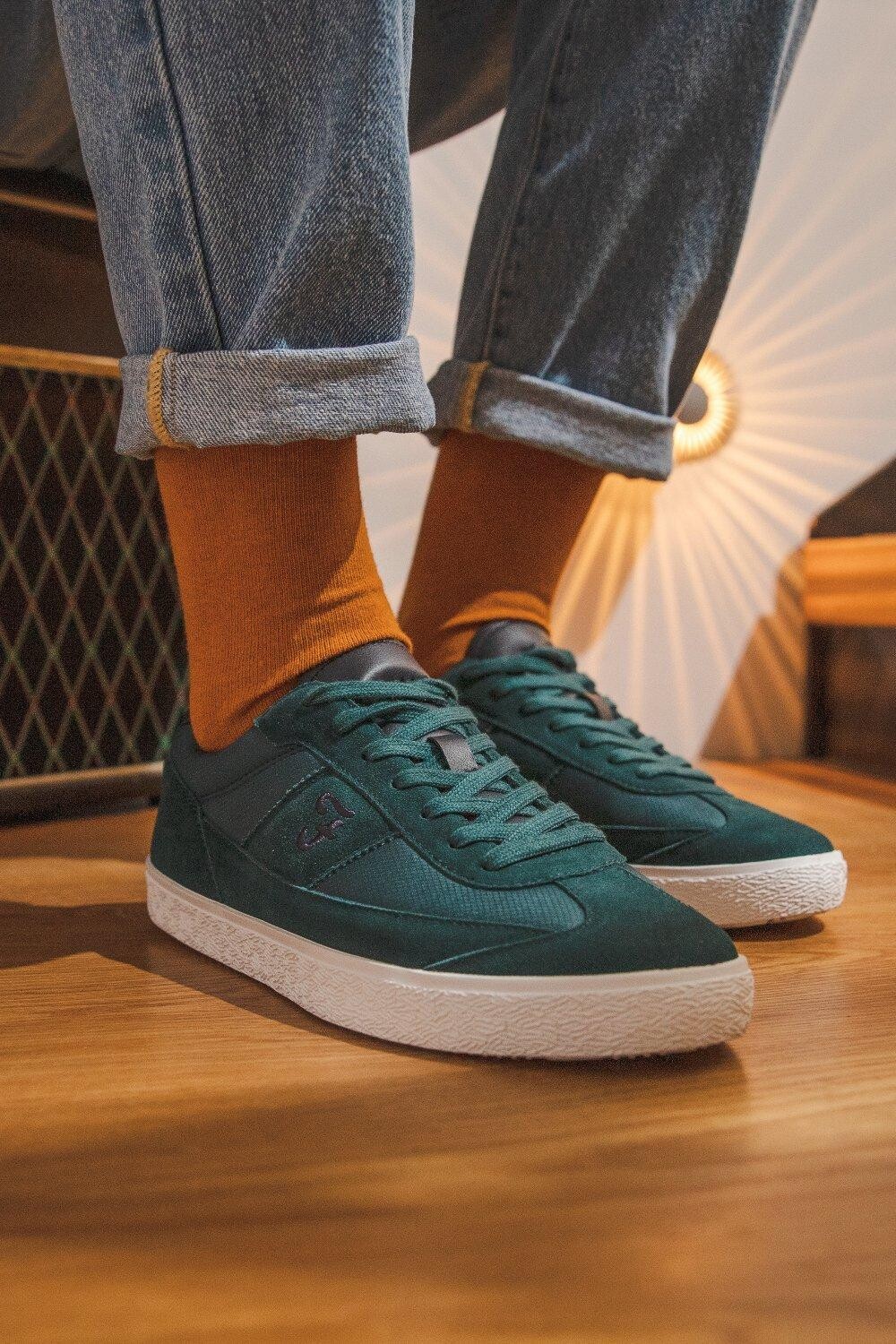 

Кроссовки 'Stanton' Casual Lace Up Trainers Farah Footwear, зеленый