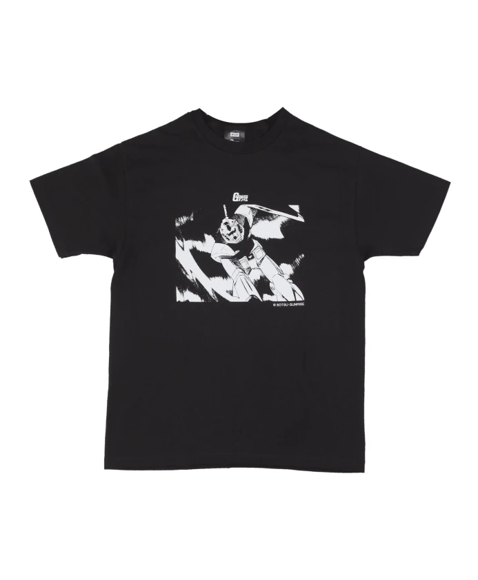 

Футболка Rising tee x gundam, черная Huf, черный