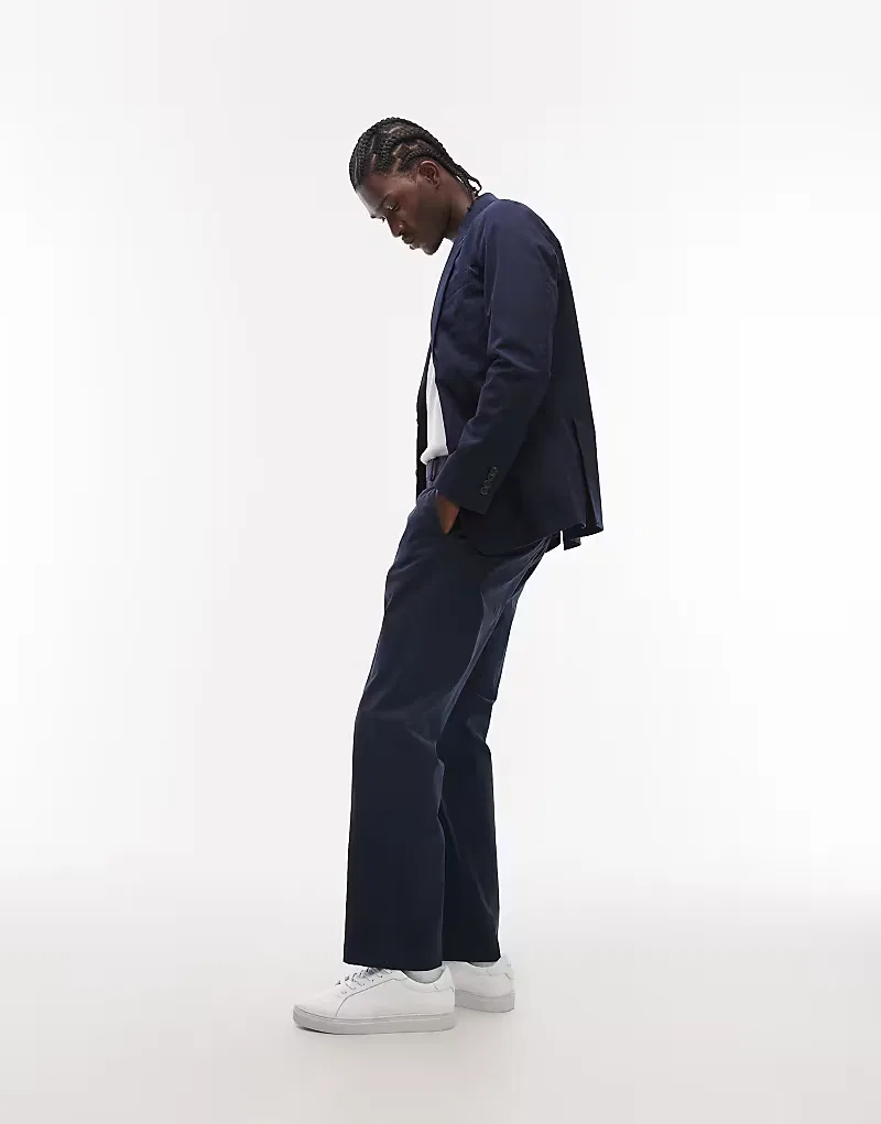Классические брюки Tommy Hilfiger, темно-синий — фото 3