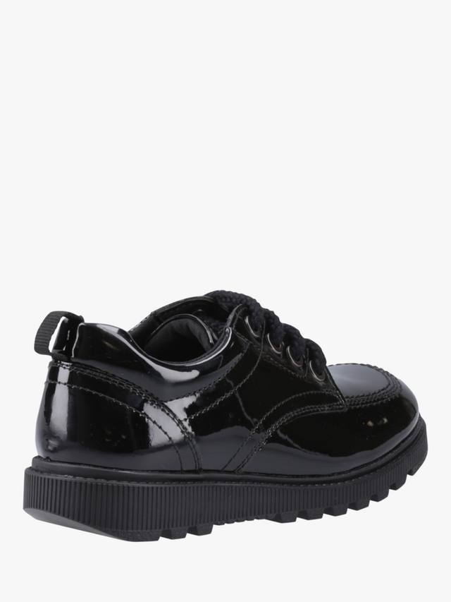 Детские школьные туфли Keeley Senior из лаковой кожи Hush Puppies, Black — фото 3