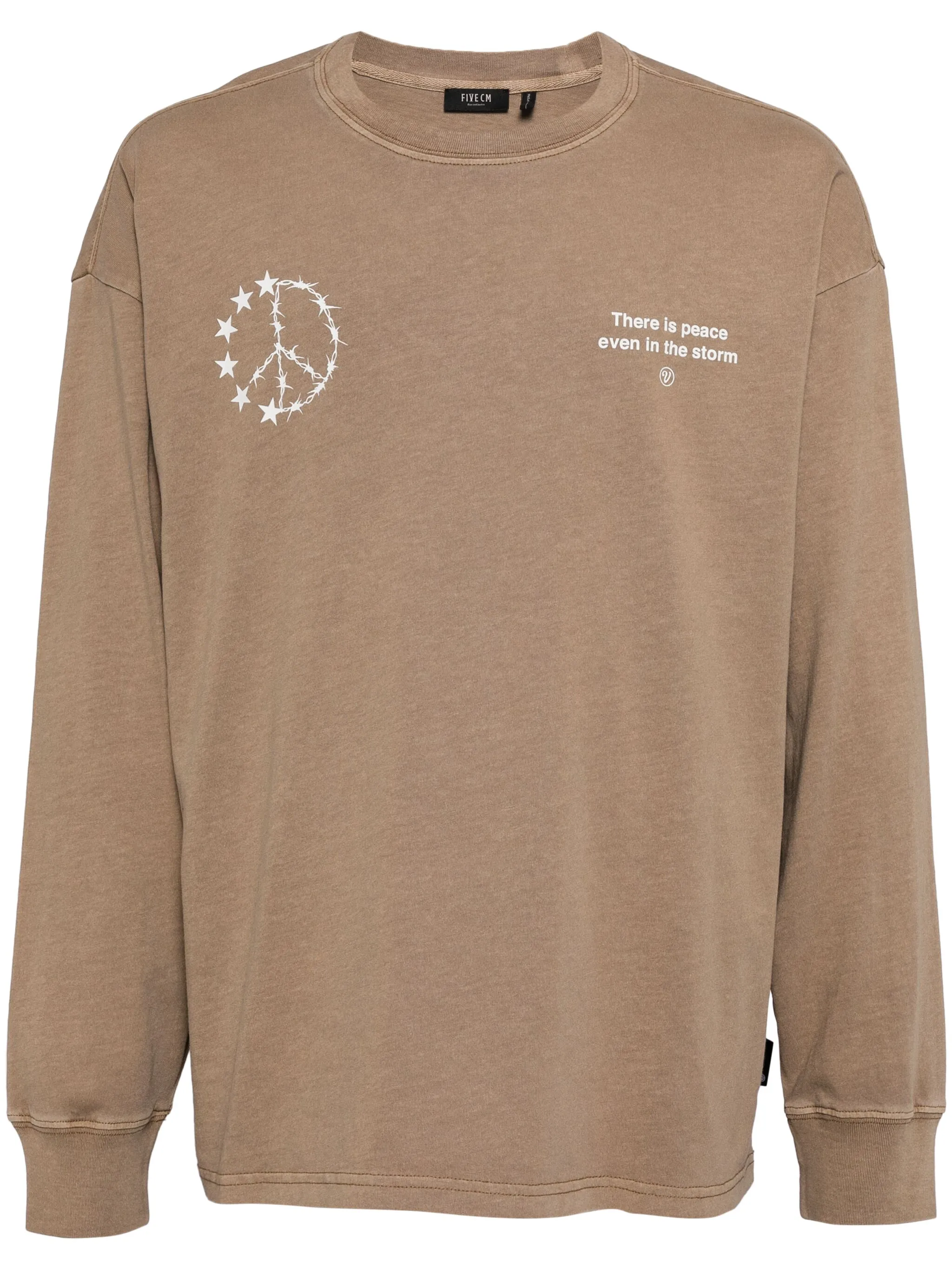 

Футболка с логотипом Five Cm, коричневый