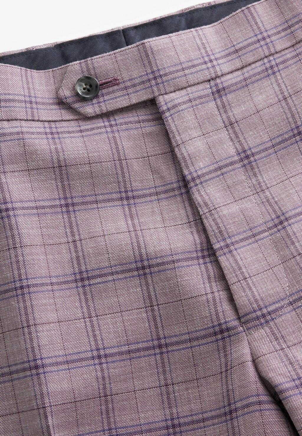

Костюмные брюки Trimmed Check Next, розовый