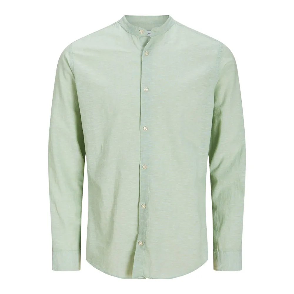 

Рубашка Jack & Jones Breeze Linen Blend Band, зеленый