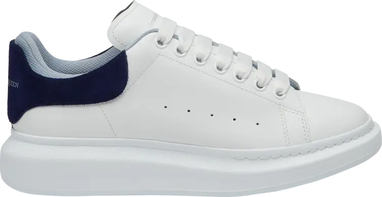 

Кроссовки Alexander McQueen Oversized Sneaker 'Double Heel Tab - Navy Light Blue', белый, Белый;черный, Кроссовки Alexander McQueen Oversized Sneaker 'Double Heel Tab - Navy Light Blue', белый