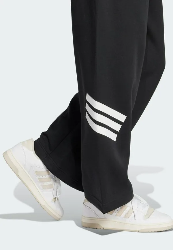 Спортивные штаны future icon с тремя полосками, открытым подолом и свободным кроем. Adidas Sportswear, Black — фото 4