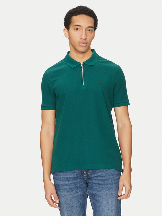 

Рубашка поло стандартный крой MUP3335 U.S. Polo Assn., зеленый