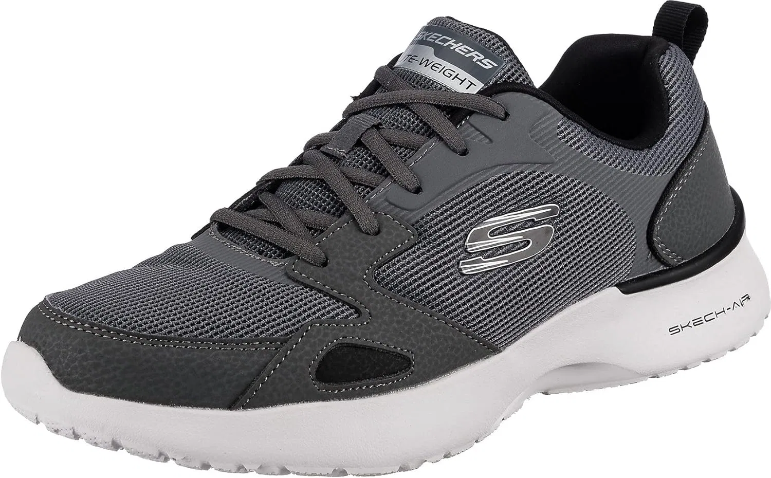 Мужские кроссовки Skechers Skech-Air Dynamight Venturik, Charcoal Synthetic Textile Trim