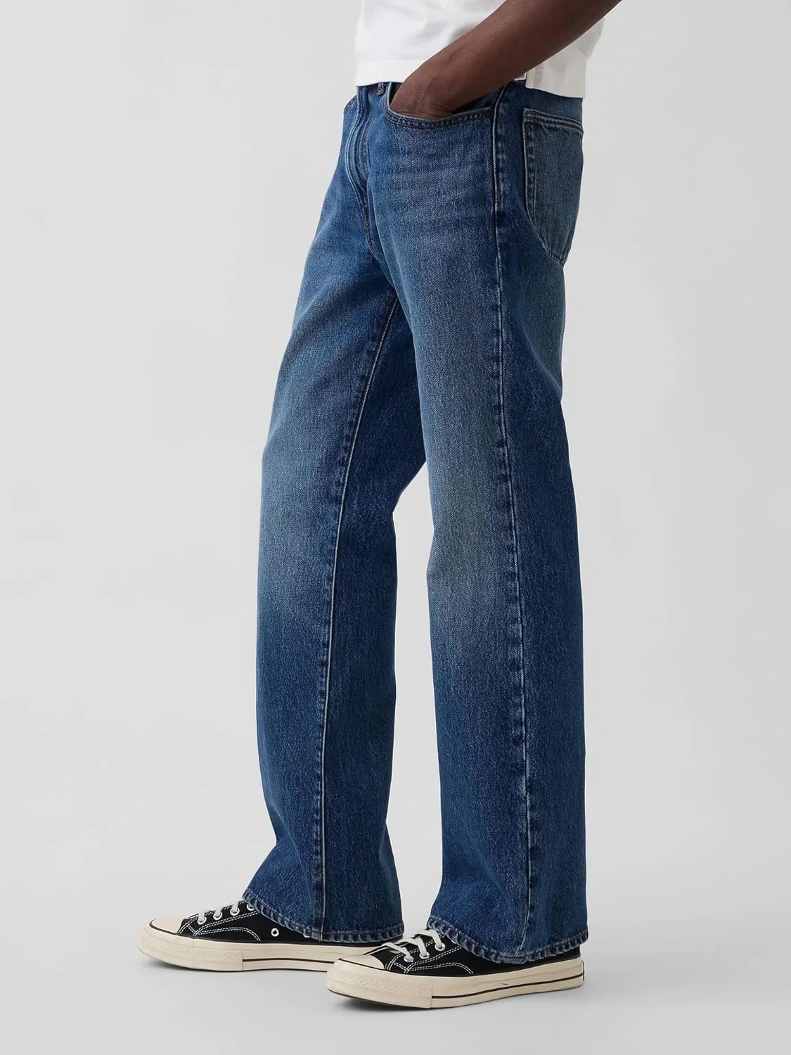 Джинсы Classic 5pkt Bootcut Denim, GAP, Medium Wash — фото 3