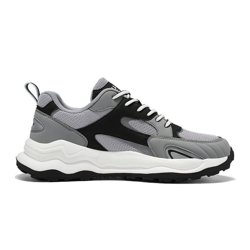 HLA Мужские повседневные кроссовки Low Top в серо-черном цвете, цвет Gray Black — фото 3
