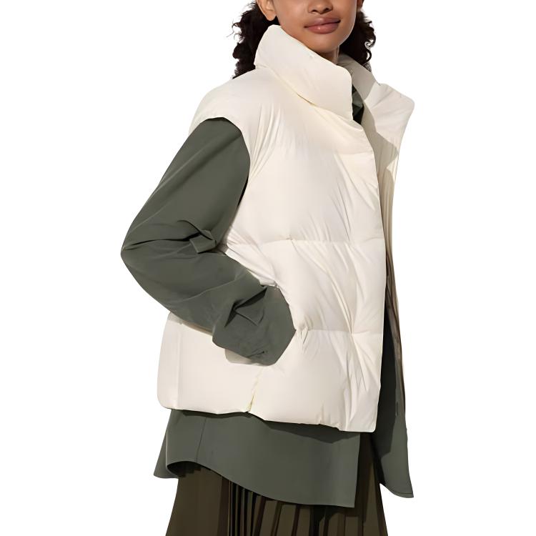 

UNIQLO Женская жилетка цвета айвори, Ivory