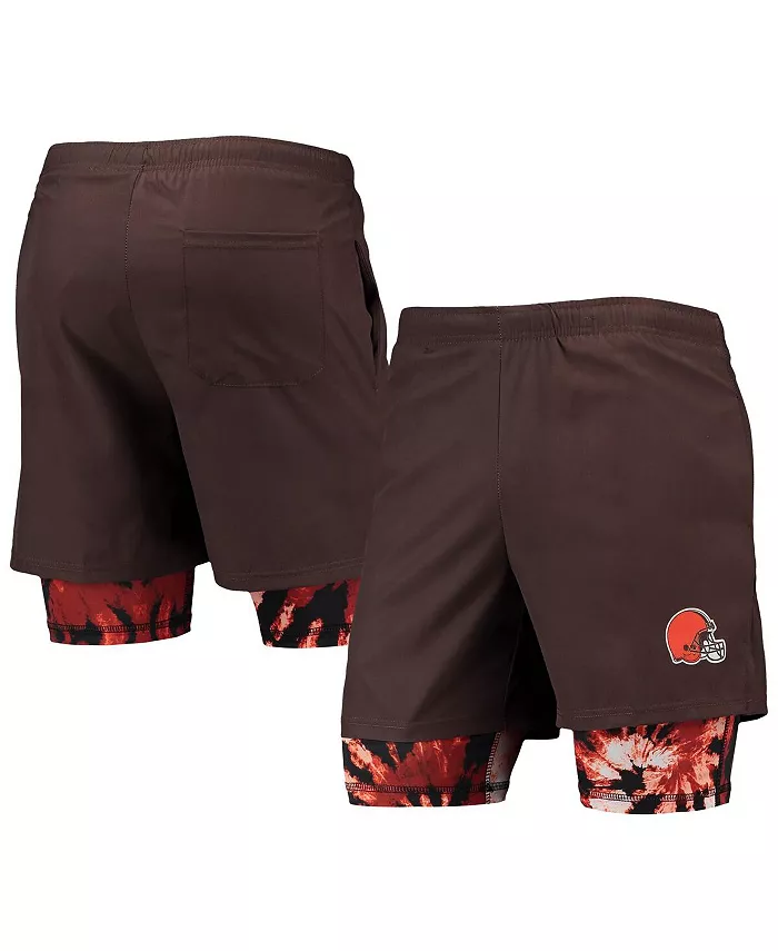 

Мужские коричневые шорты для бега Cleveland Browns FOCO