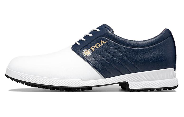 

PGA Износостойкие, нескользящие, низкие туфли для гольфа, мужские, белые, темно-синие
