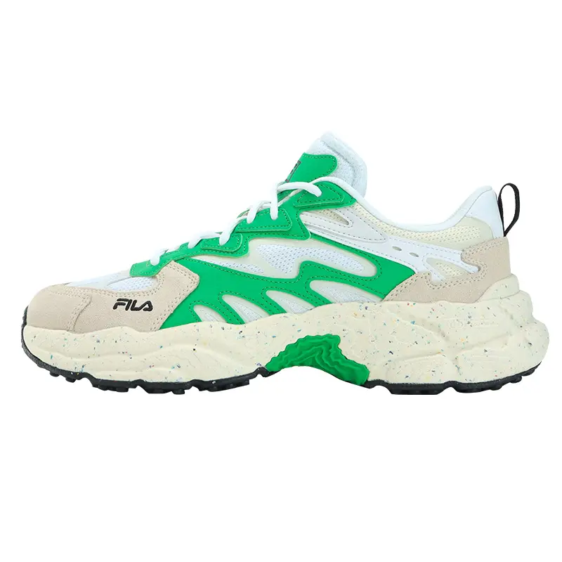 

Кроссовки женские Fila Fern на толстой подошве, бежевый / зеленый / белый