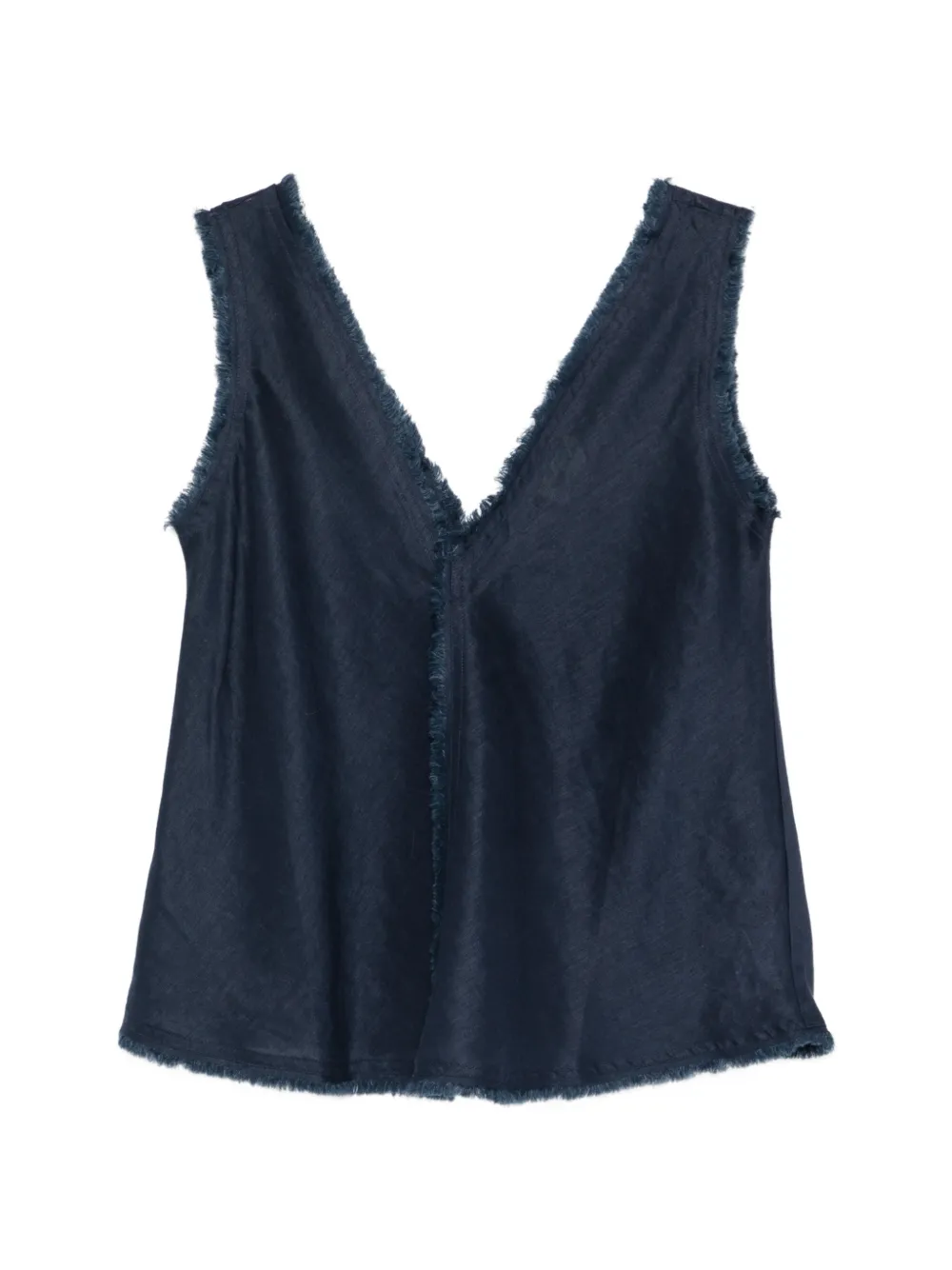 

Блузка с V-образным вырезом и бахромой P.A.R.O.S.H., синий