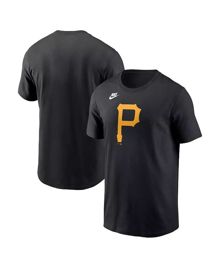 

Мужская черная футболка Pittsburgh Pirates Cooperstown Collection с логотипом команды Nike