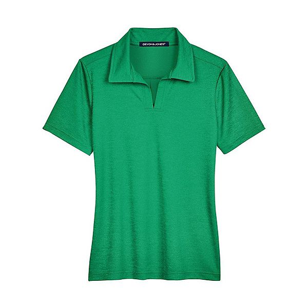 

Женская футболка-поло Crownlux Performanceaddress Melange Devon & Jones, Kelly Green Heather