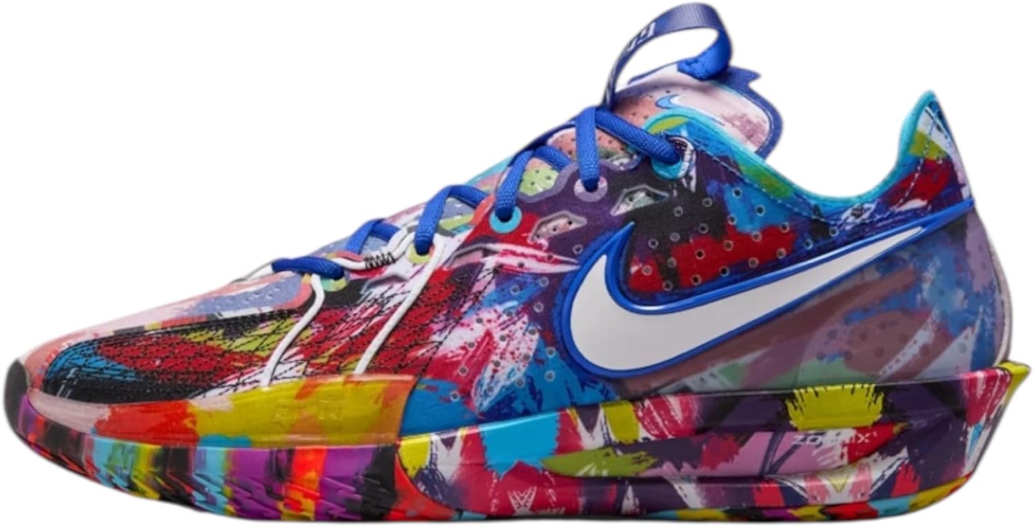 

Баскетбольные кроссовки Nike GT Cut 3 для мужчин, White/Racer Blue/Baltic Blue