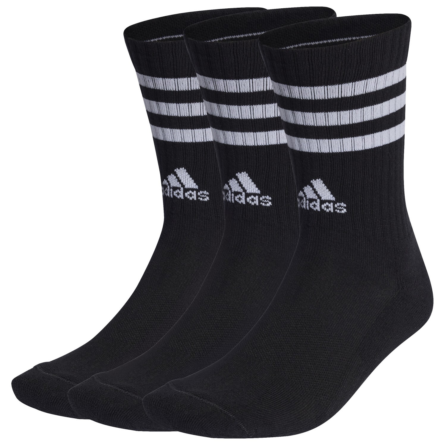 

Многофункциональные носки Adidas 3S Cushioned Sportswear Crew 3 Pack, цвет Black/White